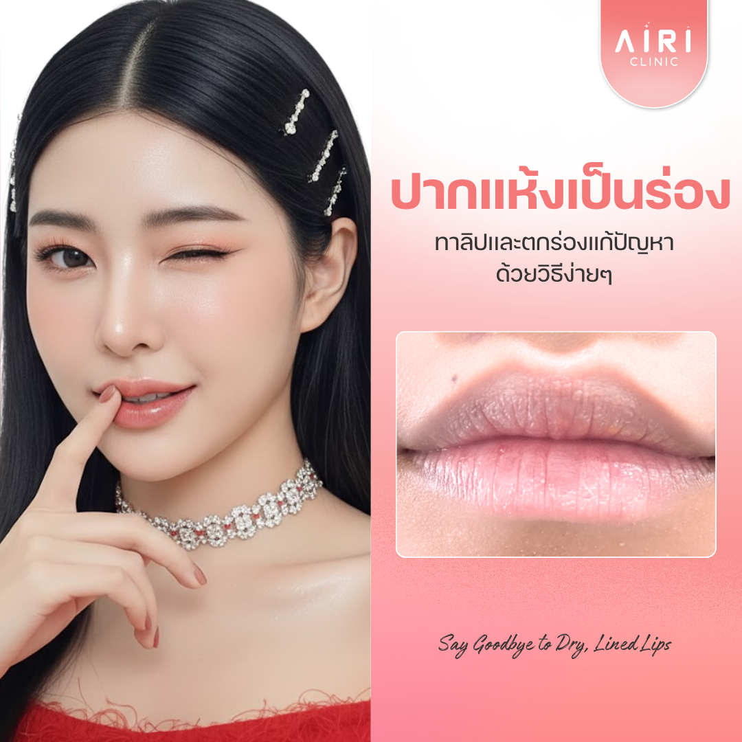 ปากเเห้งตกร่อง